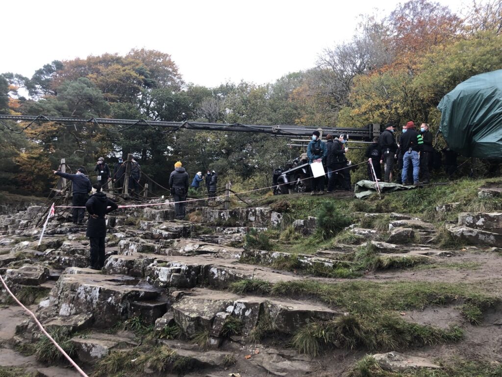 Filming The Witcher at the River Tees