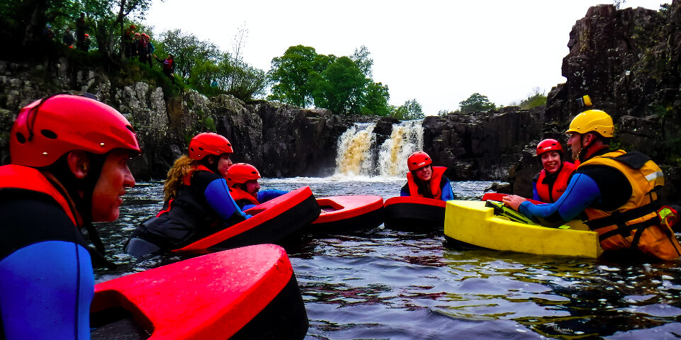 Hydrospeeding at Low Force Waterfall